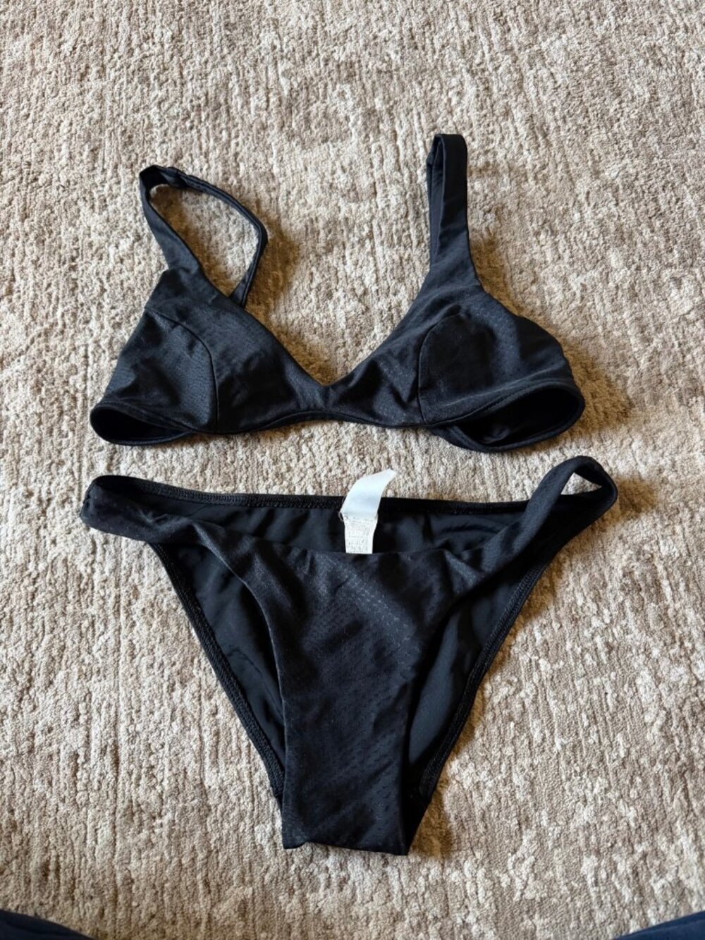 Zimmermann Black Triangle Bikini Set - 2 (Fits M)